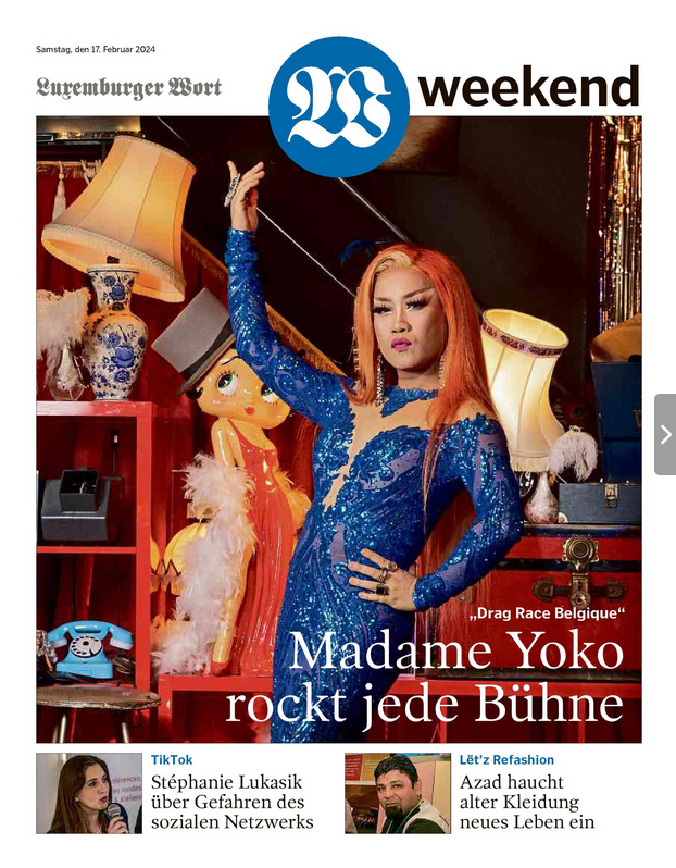 Madame Yoko aus Ell rockt nicht nur bei „Drag Race Belgique“ die Bühne